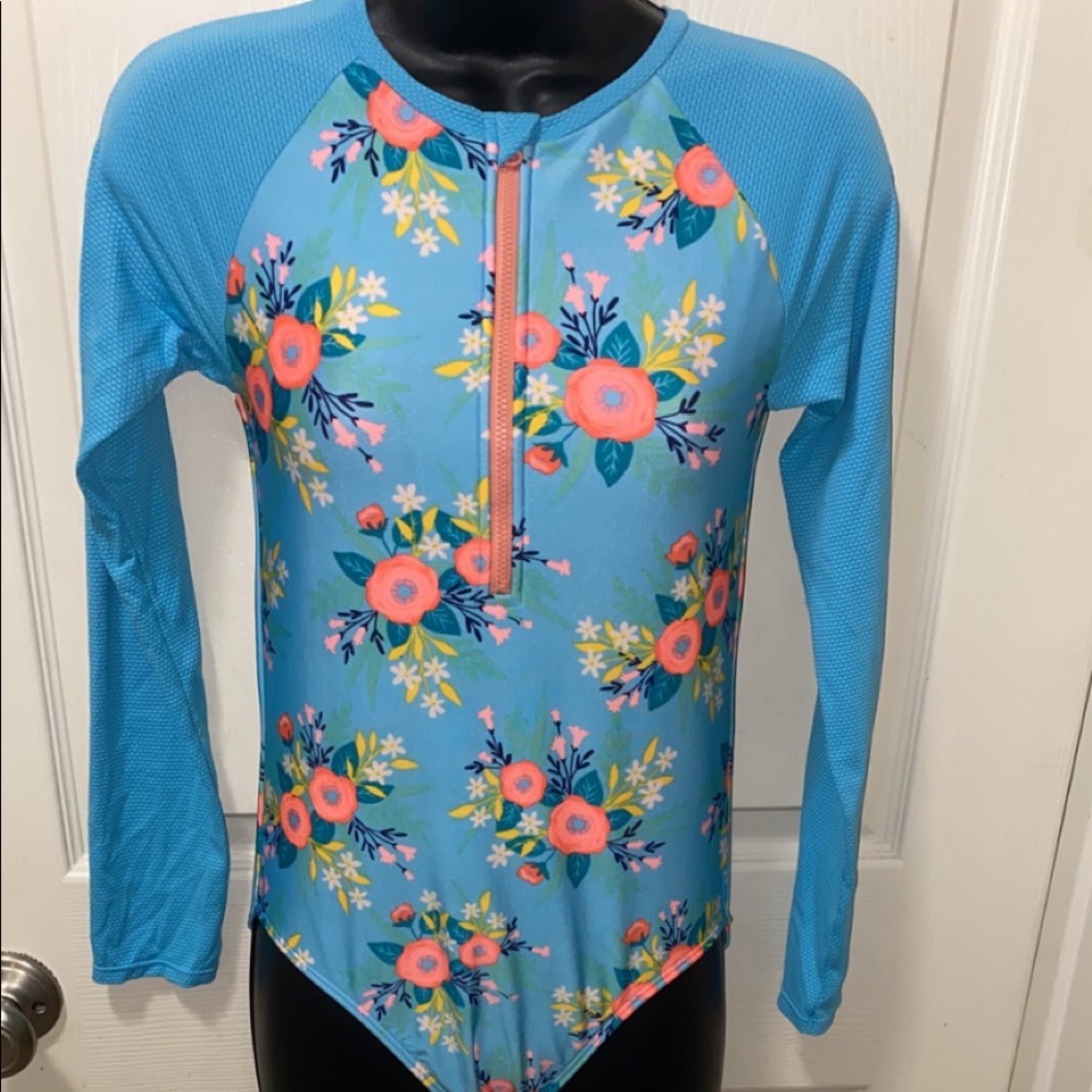 Girls Cat & Jack All In One swimsuit Size 14/16 NWOT